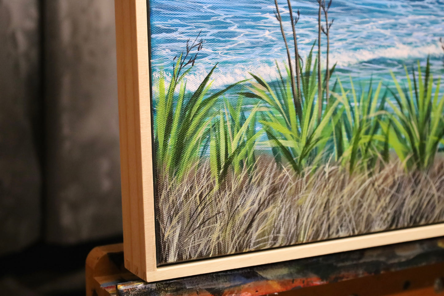 “Coastal Reverie” Punakaiki 40x50cm Original Painting with Frame