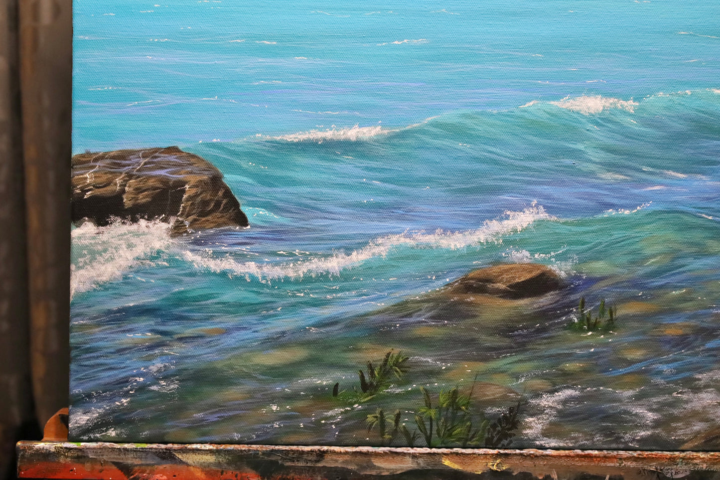 Lake Tekapo Original Painting 50x50cm