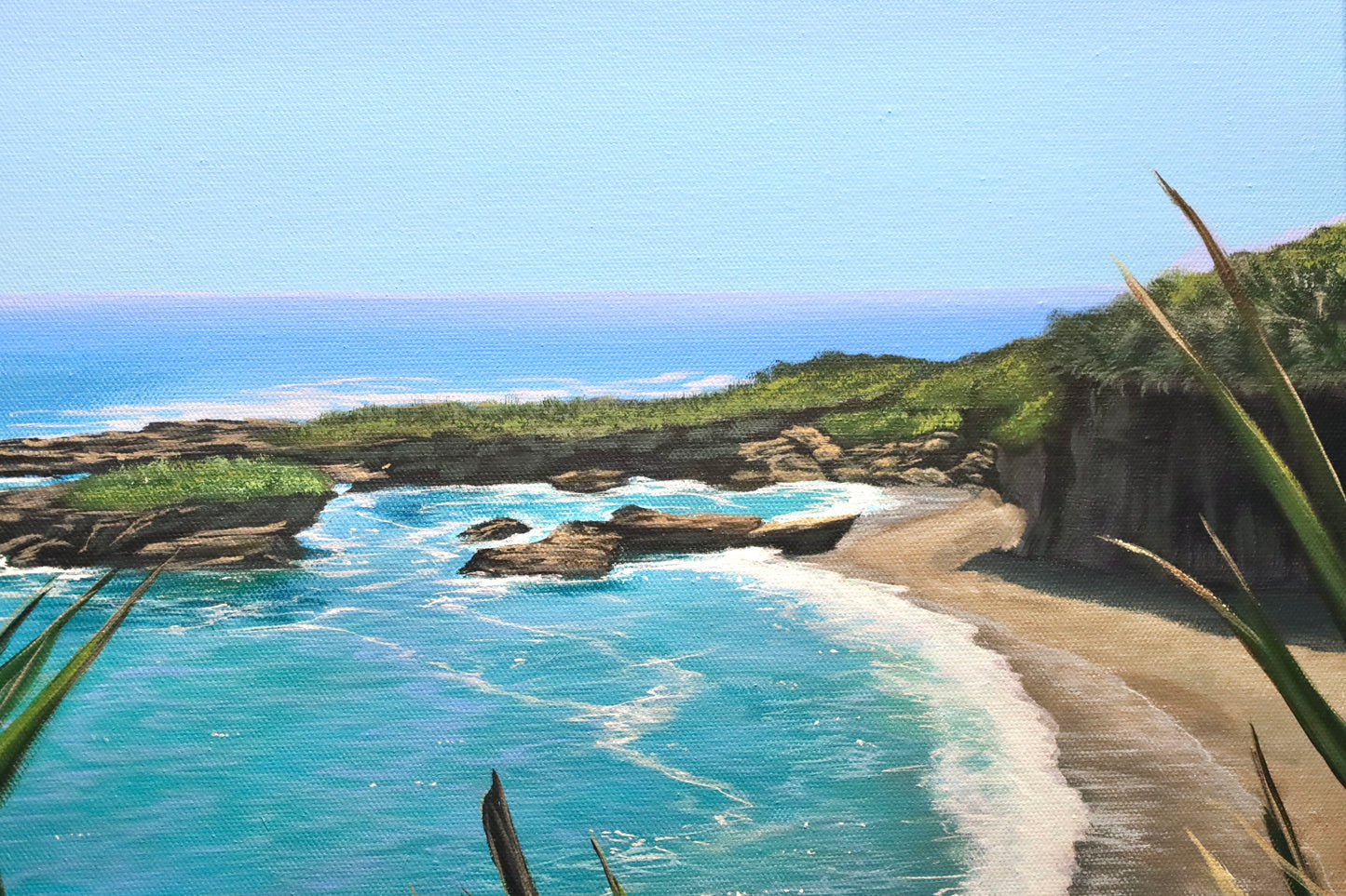 Truman Track 50x50cm Original Painting