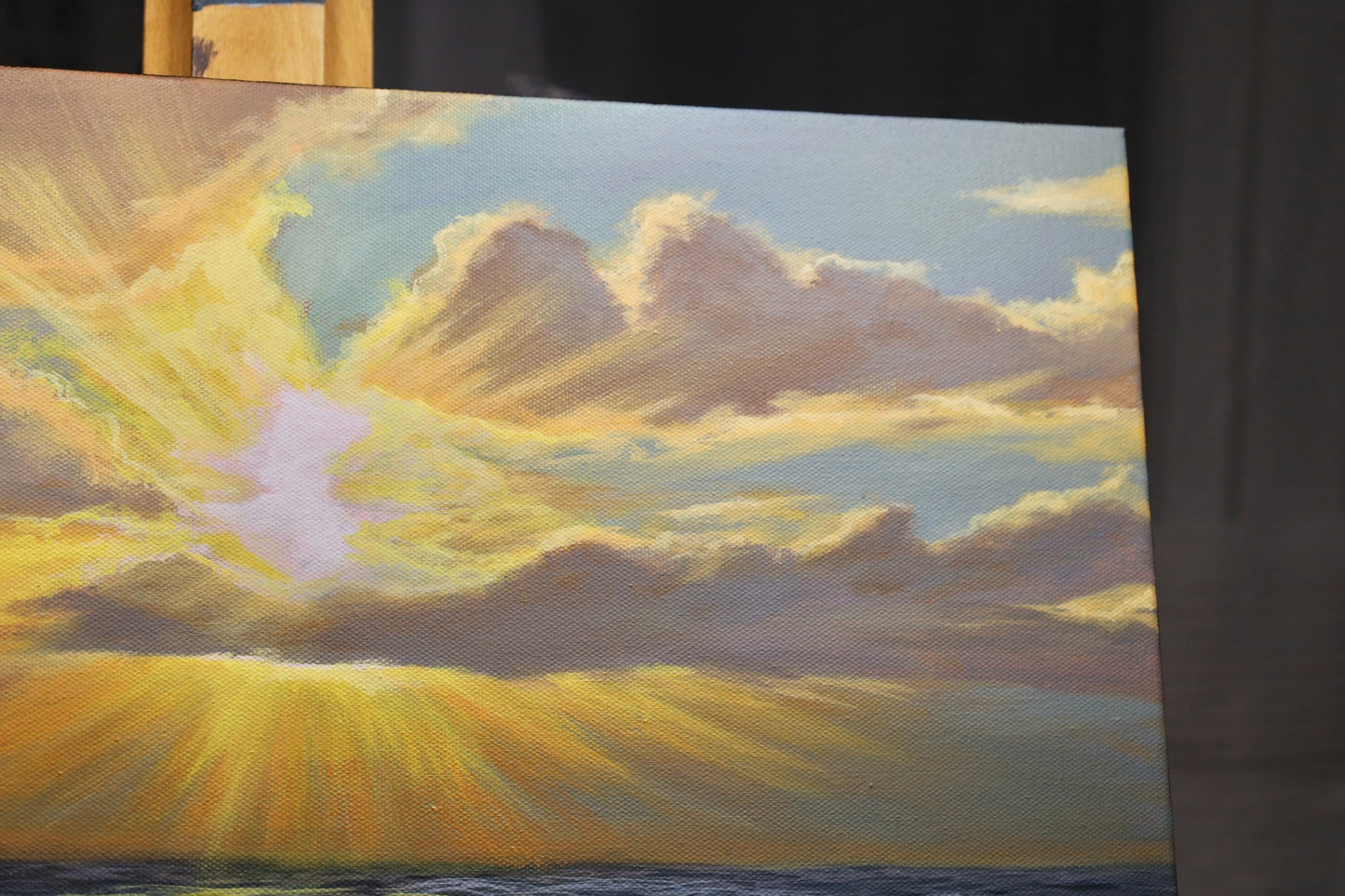 “Westward Glow” Tasman Sea Original Painting 50x50cm