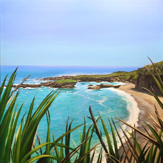 Truman Track 50x50cm Original Painting