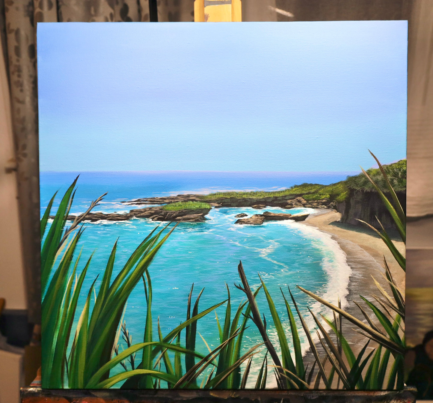 Truman Track 50x50cm Original Painting