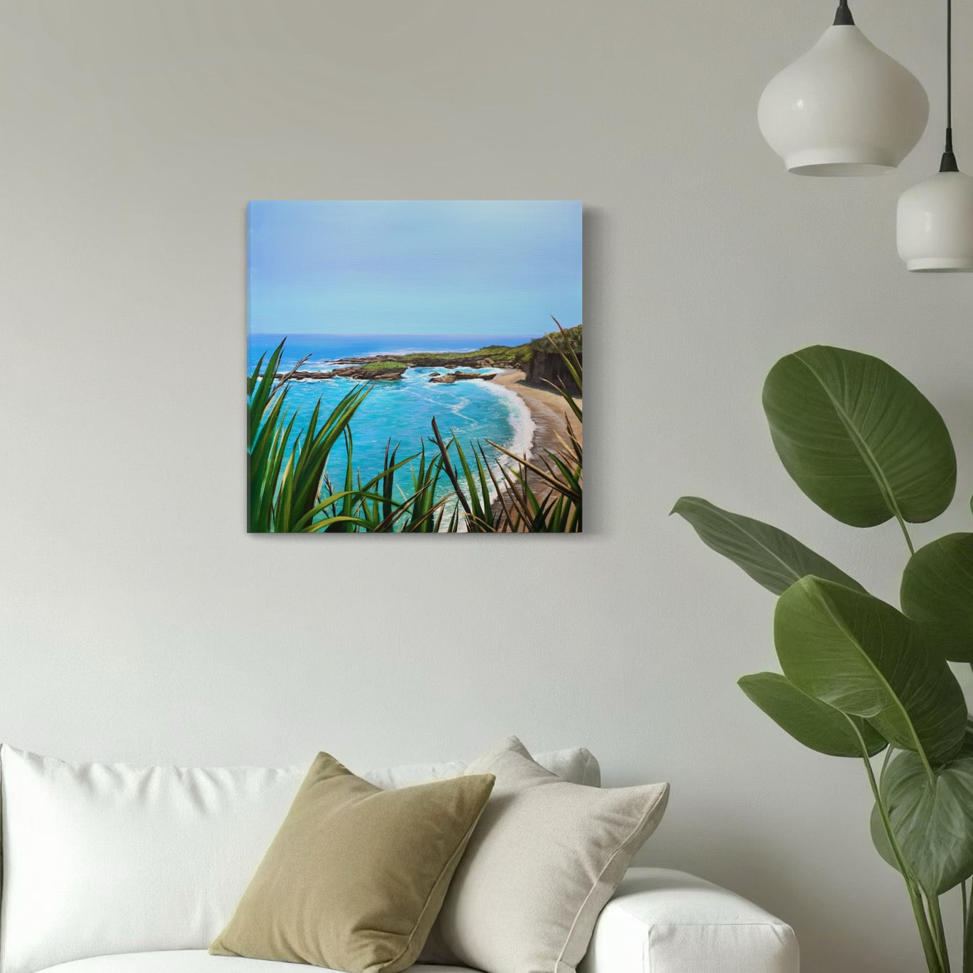 Truman Track 50x50cm Original Painting