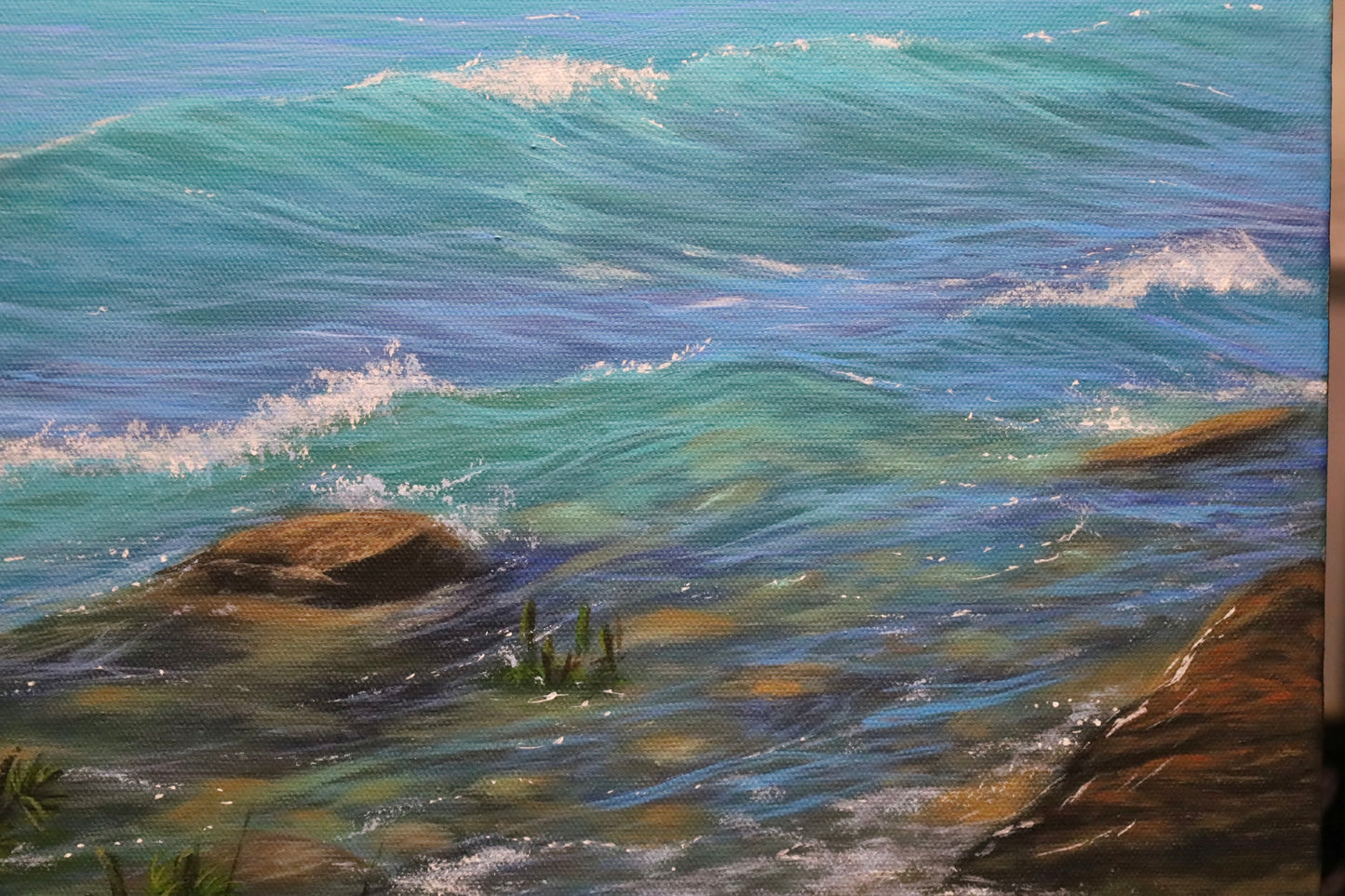 Lake Tekapo Original Painting 50x50cm