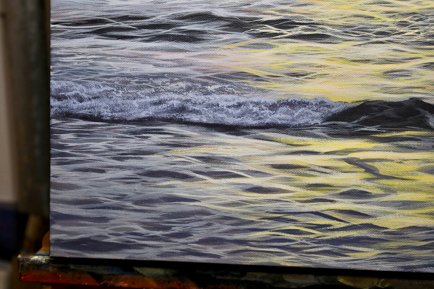 “Westward Glow” Tasman Sea Original Painting 50x50cm