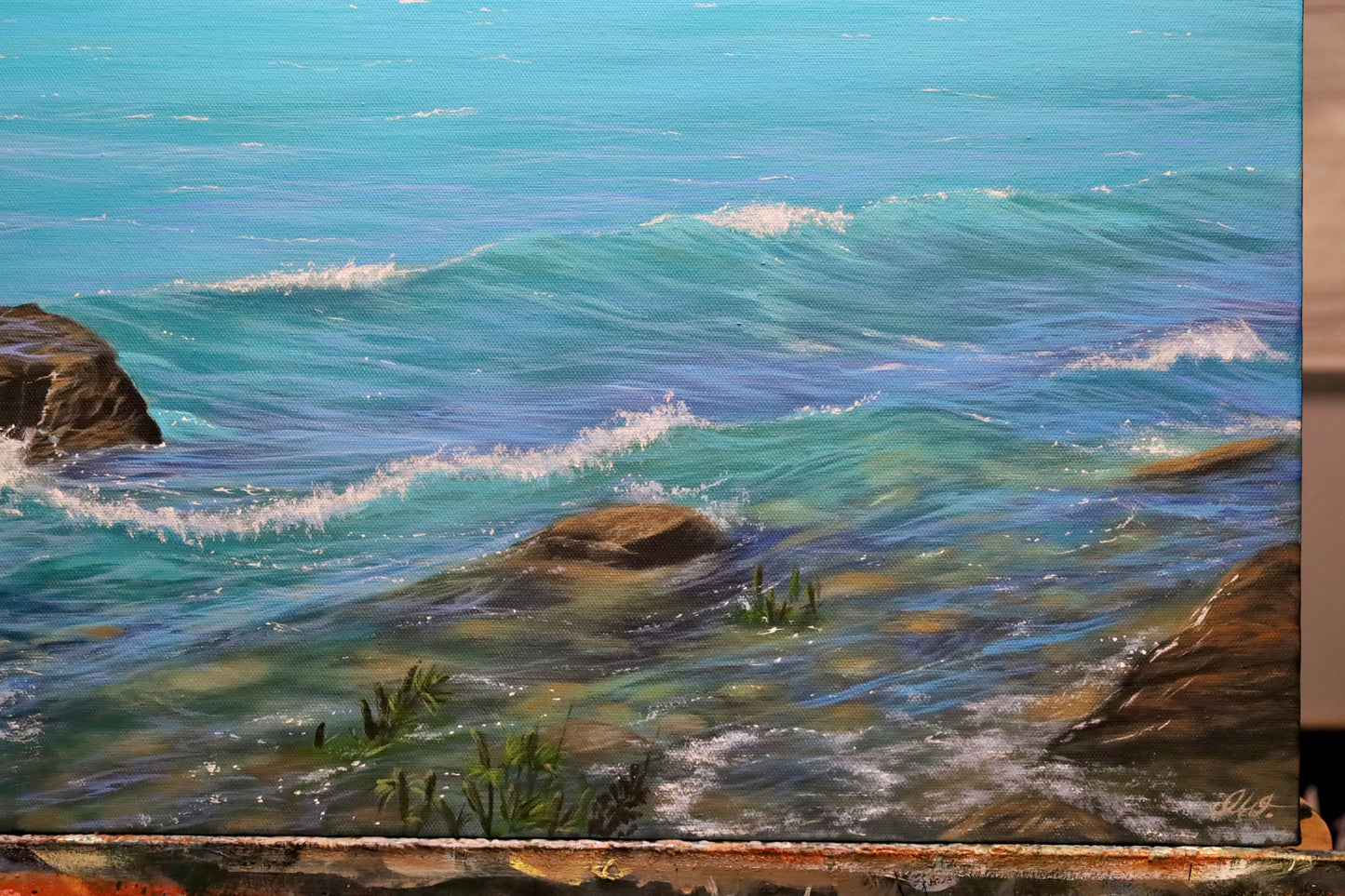 Lake Tekapo Original Painting 50x50cm