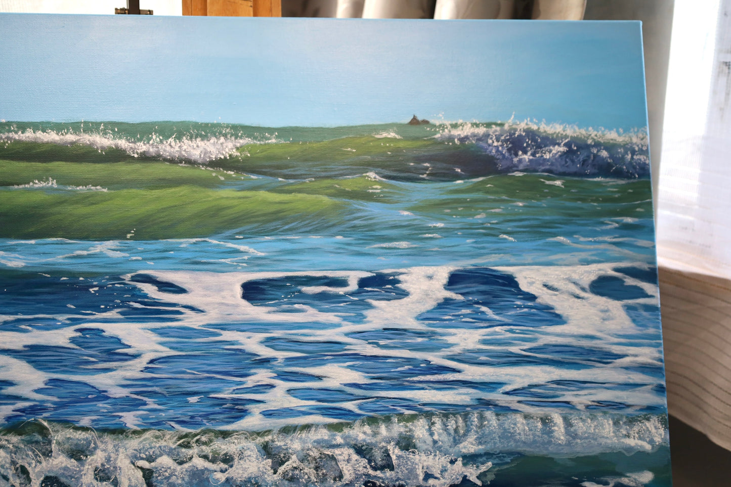 “Whispers of the Tide” 55cm x 70cm