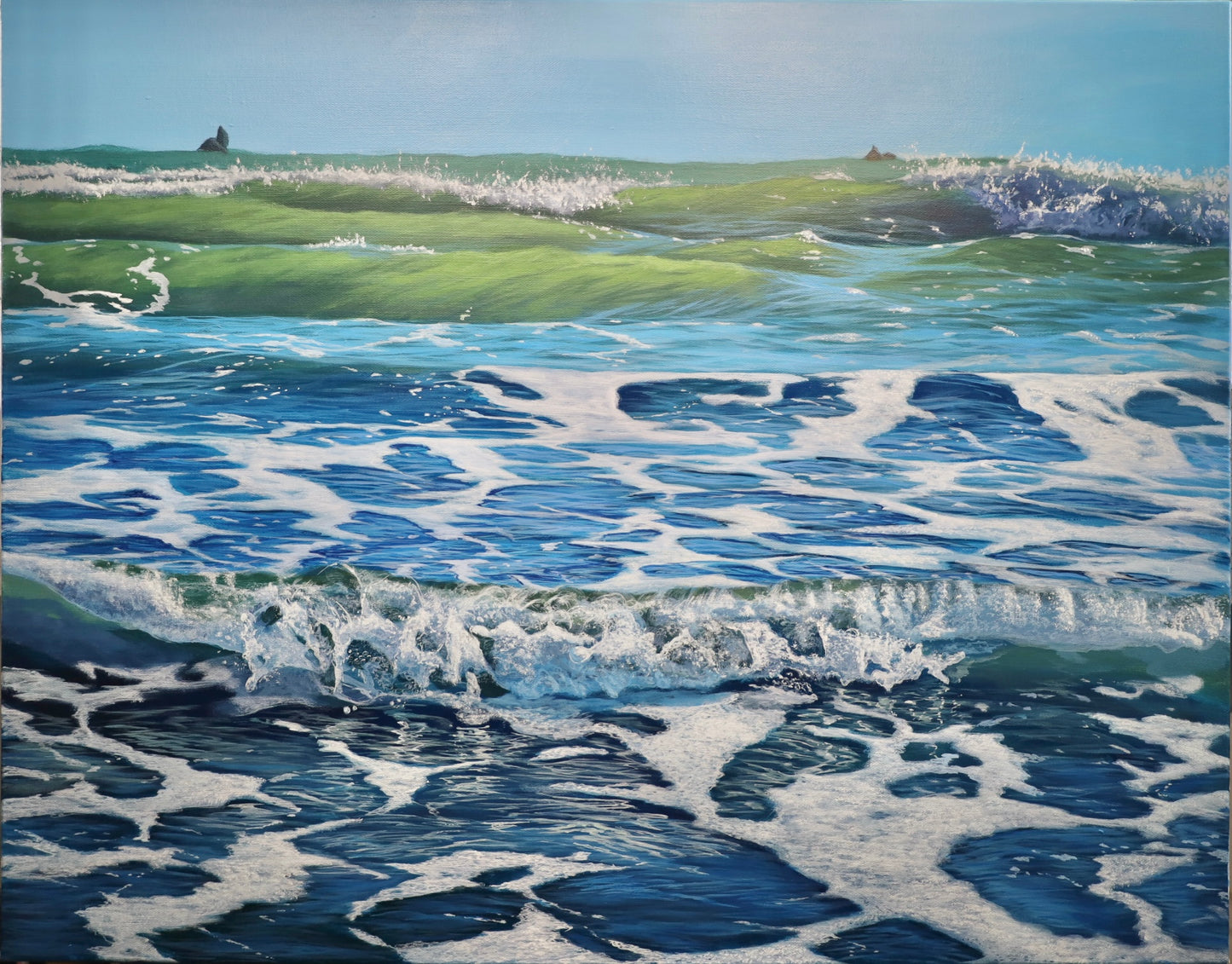 “Whispers of the Tide” 55cm x 70cm