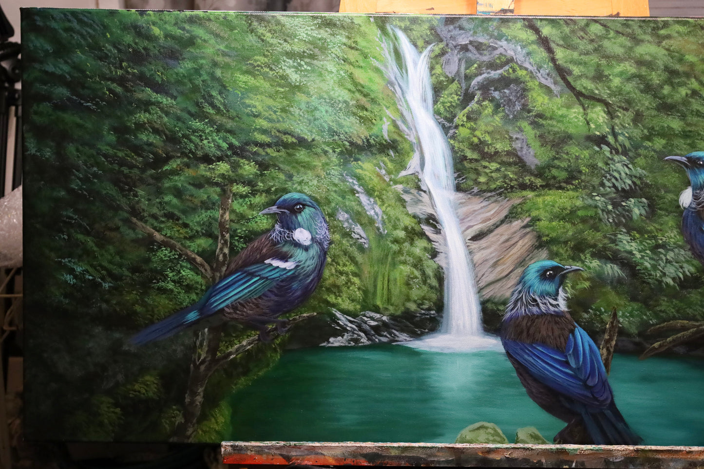 “Tui’s Paradise” Dorothy Falls - 910mm x 455mm Original