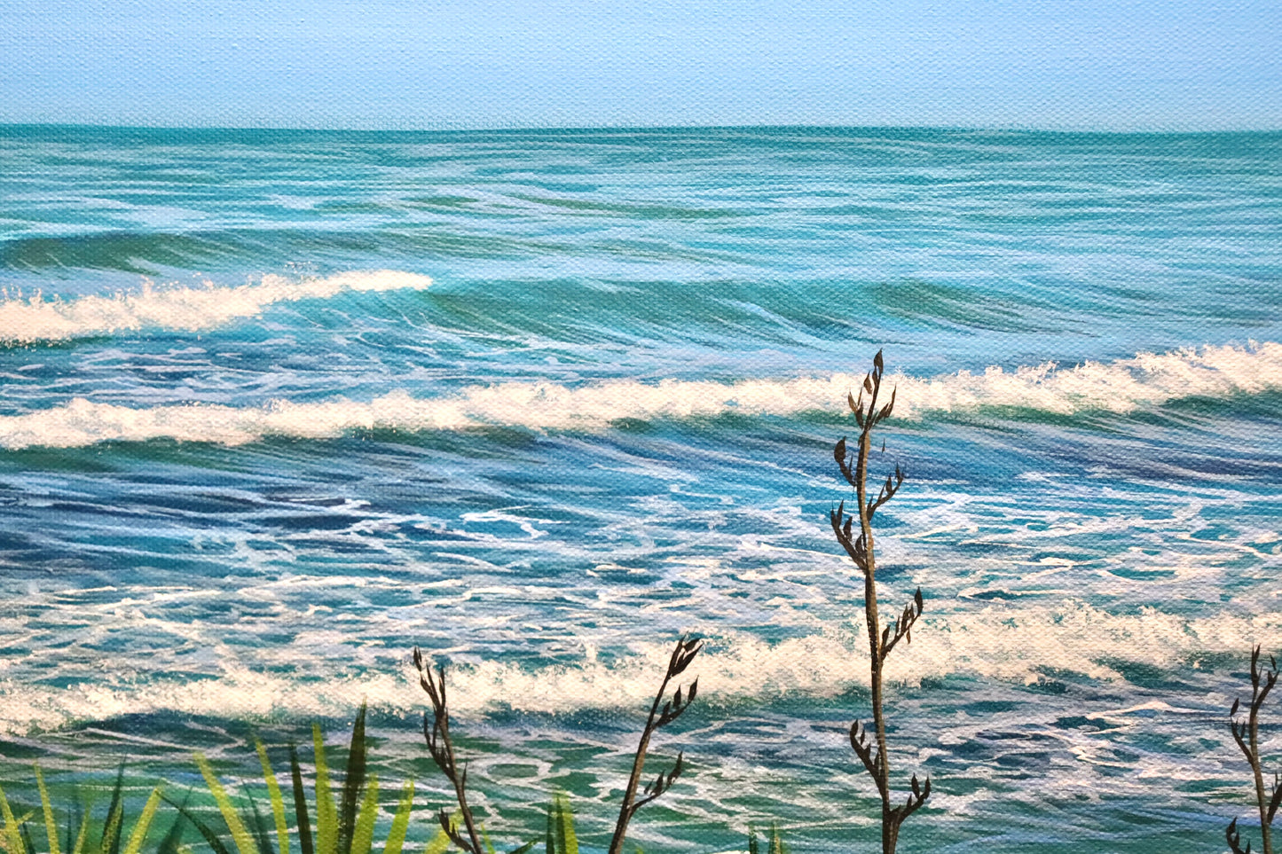 “Coastal Reverie” Punakaiki 40x50cm Original Painting with Frame