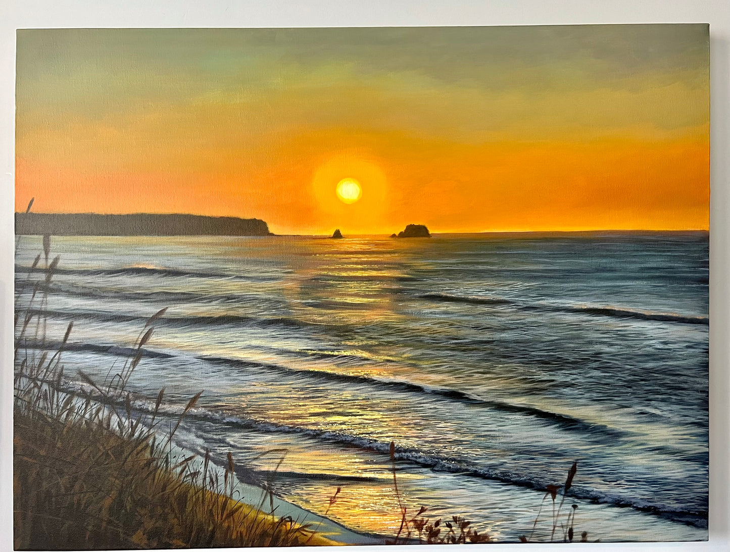 “Golden West Coast” 755mmx1010mm