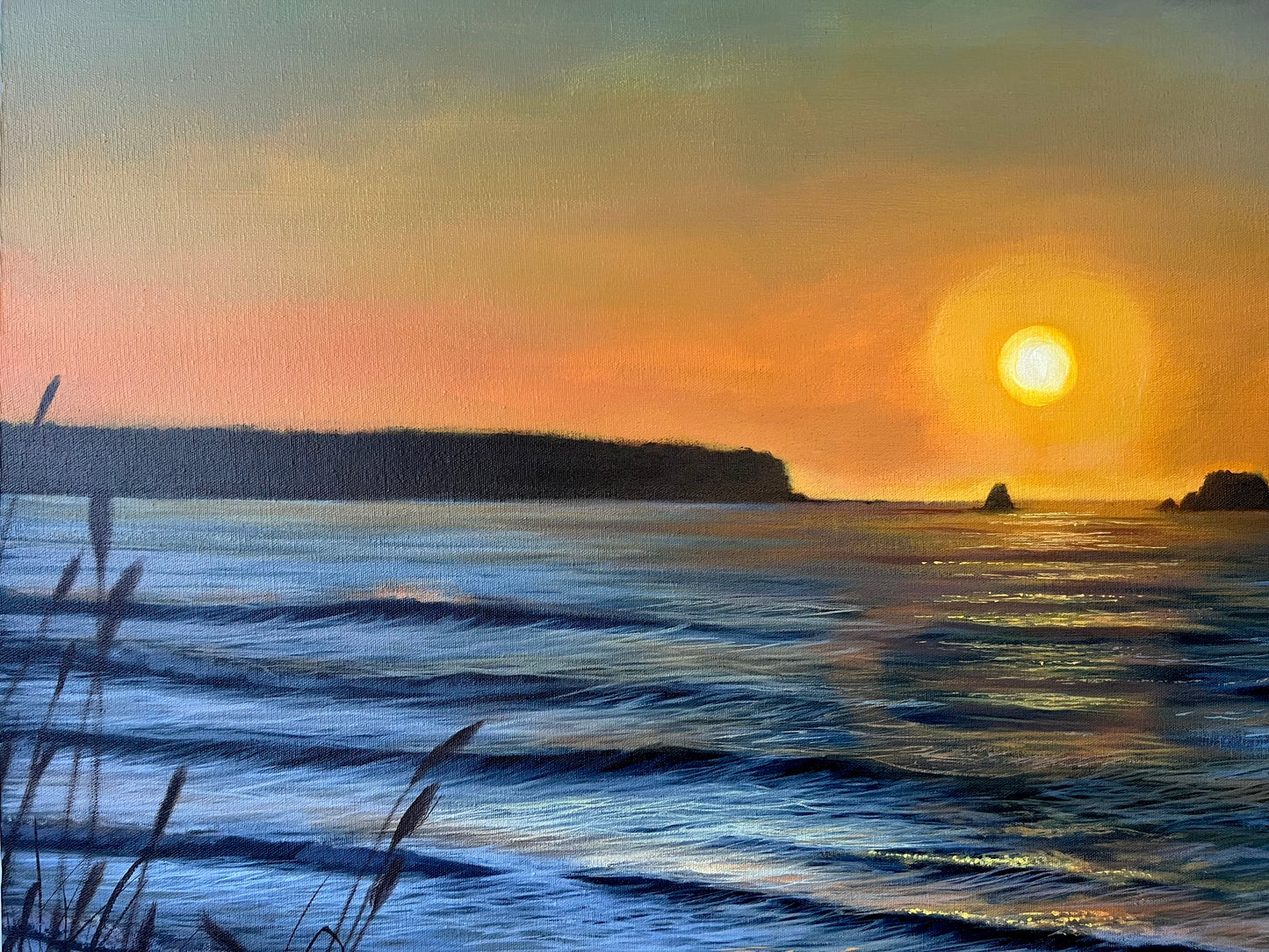 “Golden West Coast” 755mmx1010mm