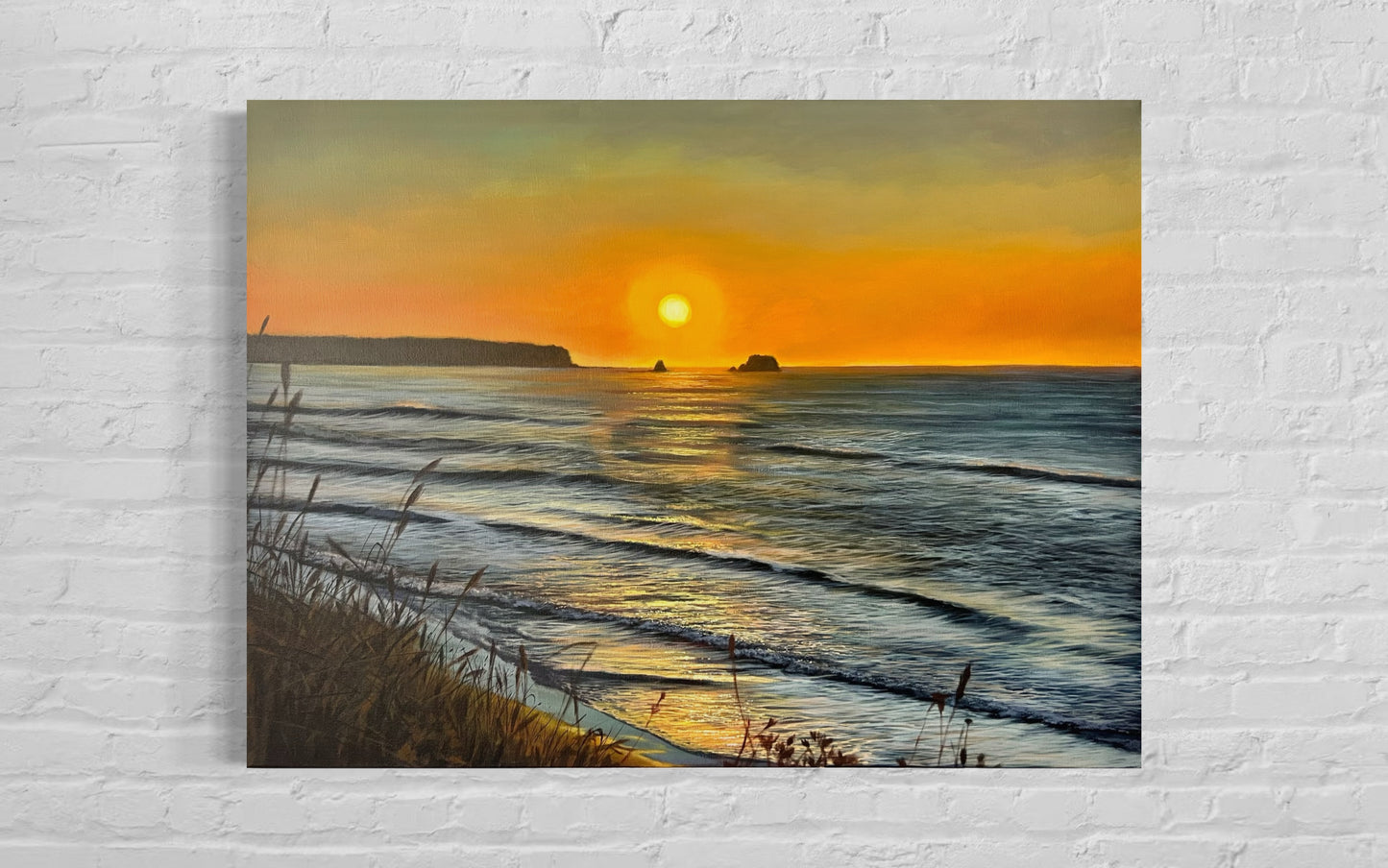 “Golden West Coast” 755mmx1010mm