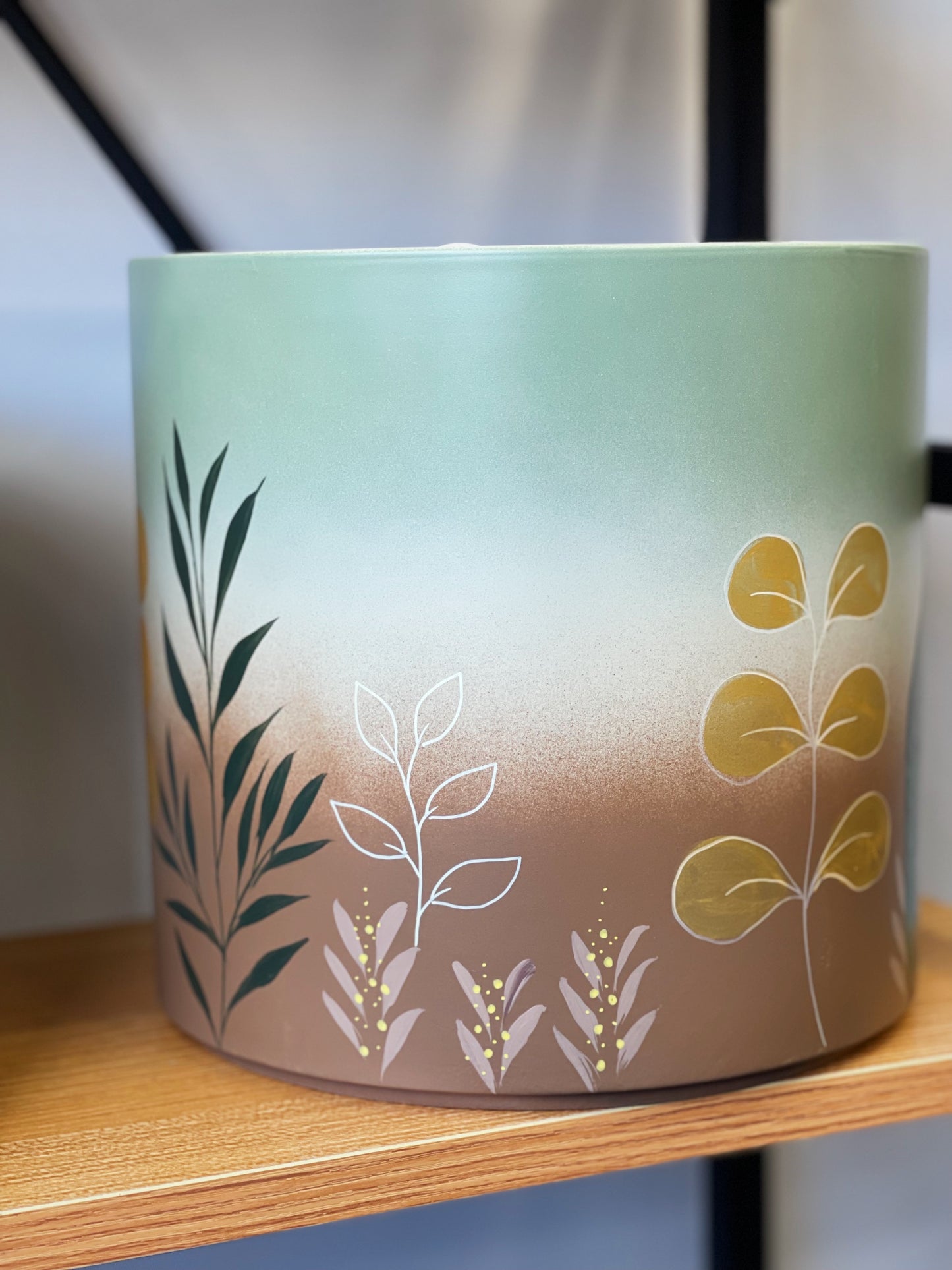 The Resting Kea 23cm Hand Painted Pot