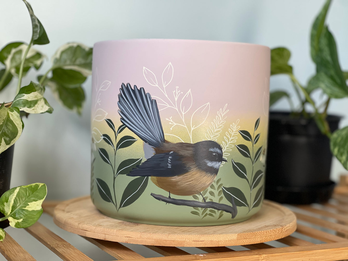 Fantail and the Daisies (Made to Order)