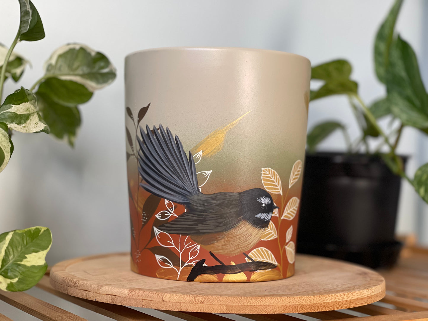 Fantail with Gold Streaks (Made to Order)