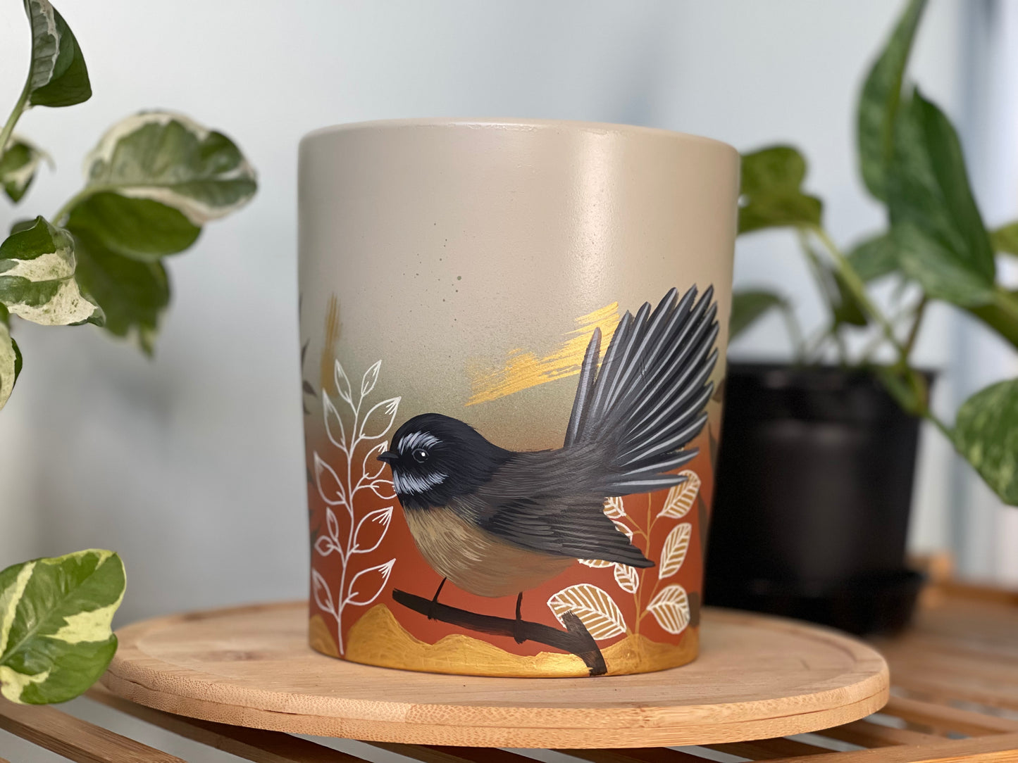 Fantail with Gold Streaks (Made to Order)